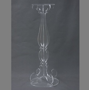 Candelabros de soporte de cristal de Color con diseño de cristal de gran tamaño para celebración de bodas o centros de mesa de Navidad - Product Image 1