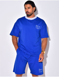 2025 été unisexe t-shirts et shorts ensemble 100% coton décontracté respirant - Product Image 2