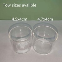 Bougeoir en verre clair porte-lumière de thé mini bougeoirs flottants pour la maison fête de noël centres de table décor