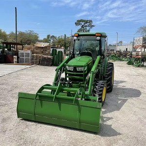 2024 Johnn Deerre 4066R Tracteur Cabine Tracteur/Chargeur/Rétrocaveuse Moteur Diesel et grappin compatible Pédale hydrostatique à double touche 4WD - Product Image 5