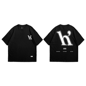 เสื้อยืดผู้ชายผ้าฝ้าย 100% ระบายอากาศได้ดี สีพื้น ทรงปกติ น้ำหนัก 180 กรัม พิมพ์โลโก้ตามสั่ง สำหรับสตรีทแวร์ - Product Image 5