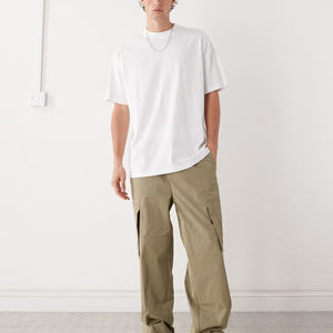 T-shirt pour homme 2026, 100% coton, design oversize à épaules tombantes, impression sérigraphique personnalisée, haute qualité, Zabex Sports 230g - Product Image 4