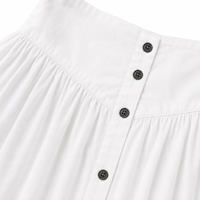 Ensemble jupe courte 2 pièces pour femme, décontracté, été, uni, 100% lin, sans manches, taille haute, boutonné devant, respirant, jupe au genou, tendance