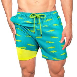 Malla-Liner Baño Estampado Hombre-Ropa de playa Hombres Verano Natación Playa Pantalón Secado rápido Yoga-Fitness Correr-Gimnasio Hombre Pantalones cortos Trunks - Product Image 5