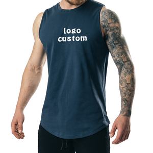 Nouveau débardeur de course pour homme de haute qualité avec logo personnalisé, écologique, respirant, à séchage rapide, en spandex/coton, col carré, style hip-hop - Product Image 4