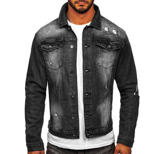 Vestes Jeans pour hommes en coton Style High Street/Logo de marque de haute qualité Design le moins cher Vestes Jeans pour hommes - Product Image 4