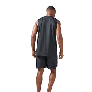 Nouveau design, vente chaude, débardeurs pour hommes en polyester/coton, coupe ajustée, style streetwear, écologiques, respirants, personnalisables, unis - Product Image 3