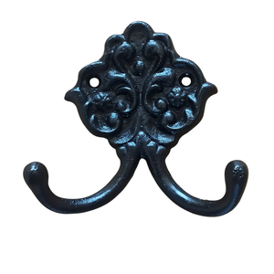 New arrival <b>wall</b> <b>mounted</b> double design powder coated finished iron hook for multipurpose <b>hanging</b> <b>clothes</b> bedroom organizer - Product Image 1