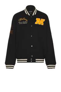 แจ็กเก็ตเบสบอลเลตเทอร์แมนมีแขนเสื้อดีไซน์ใหม่สำหรับทุกเพศเสื้อแจ็คเก็ตปักลายกำมะหยี่สำหรับทุกเพศ - Product Image 6