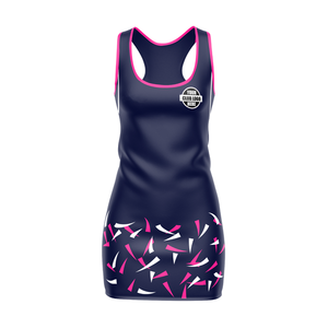 Nuevo vestido de uniforme de netball para mujer, estampado de transferencia de calor, de talla grande, transpirable, de secado rápido, diseño personalizable para animadora - Product Image 4