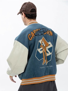 Écusson de broderie personnalisé vestes d'université vintage veste universitaire en chenille de haute qualité pour hommes - Product Image 4