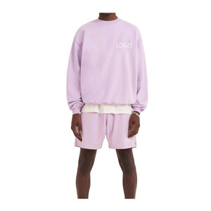 Sweat-shirts pour hommes en coton mélangé légers, basiques, vente chaude, qualité supérieure, coupe ajustée, coton et polyester, streetwear - Product Image 2