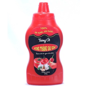 Salsa Picante Dulce de Chile Vietnamita en Botella de Plástico de 800g, Empacada a Granel en Bolsa, con Ajo, Tomate, Azúcar y Sal, 12% Brix - Product Image 4