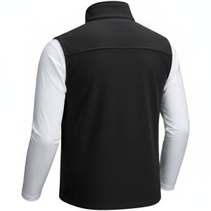 เสื้อกั๊กฟลีซผู้ชายสำหรับกิจกรรมกลางแจ้ง ทนทาน พร้อมบริการปักโลโก้ พิมพ์ลาย และติดป้ายชื่อส่วนตัว สำหรับใส่ซ้อนกันในฤดูใบไม้ร่วง แบบสองด้าน - Product Image 5