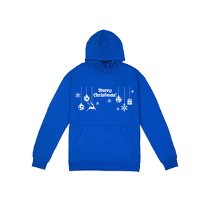 เสื้อฮู้ดลาย100% ผ้าฝ้ายสำหรับผู้ชาย, เสื้อฮู้ดอบอุ่นแบบลำลองดีไซน์ลายต้นคริสต์มาส - Product Image 1