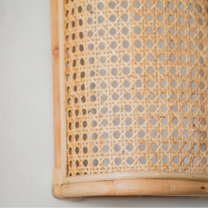 Grandes ofertas: lujosas luces colgantes de pared de ratán rectangulares hechas a mano de Vietnam decorativas | Luces colgantes en 2024 - Product Image 4