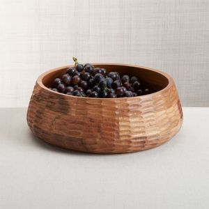 Vajilla de madera Natural en forma de corazón, cuenco de arroz creativo de cocina, cuencos grandes de madera de Acacia y Mango para sopa de ensalada sólida - Product Image 5