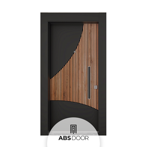 ABSDOOR SAILER Modern Design Front Entry <b>Security</b> Insulation Steel <b>Doors</b> Ultimate Protector for Apartment Home Villa Hotel - Product Image 1