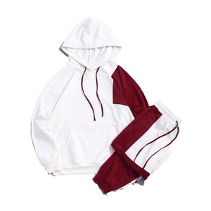 Conjuntos Deportivos de 2 Piezas con Diseño Personalizado y Servicio OEM en Colores Contrastantes: Sudadera con Capucha y Pantalones Deportivos para Entrenamiento y Jogging 2026 - Product Image 3