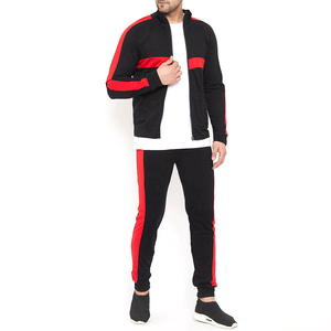 2025 survêtement décontracté de haute qualité hommes sweats coupe ajustée costumes solide doublé à manches longues nouveau survêtement personnalisé - Product Image 4