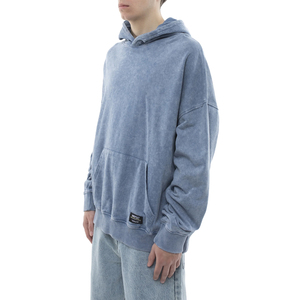 Sudadera con Capucha para Hombre, 100% Algodón, 300gsm, Estilo Pullover, Color Sólido, Invierno, Logotipo Personalizado, Transpirable, Lavado Ácido, Corte Regular, Venta al Por Mayor - Product Image 6