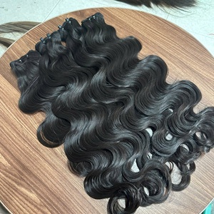 Cabello Remy Vietnamita HD para Cierre, 100g, Doble Trama a Máquina, Venta al por Mayor, Estilo Ondulado Caliente Personalizado - Product Image 4