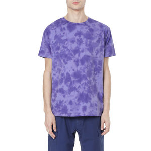 เสื้อยืดผ้าฝ้ายโอเวอร์ไซส์ของผู้ชายเสื้อพิมพ์ลายแบบซับลิเมชันคอสำหรับฤดูร้อนสไตล์ใหม่ตาม2024 - Product Image 1