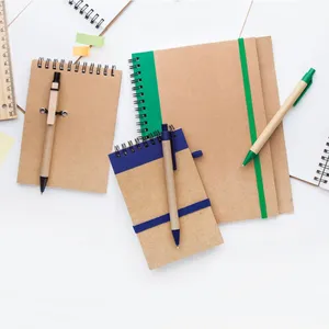 Quaderno Promozionale Sostenibile con Penna, Quaderno Negundo con Caratteristiche Ecologiche - Product Image 2