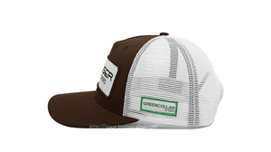 Sombreros de camionero de alta calidad Parche tejido ajustable de 5 paneles personalizados, Gorras deportivas para hombre Gorras de camionero en Vietnam - Product Image 3