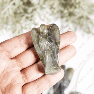 คริสตัลลาบราโดไรต์สีเทาขนาด 2 นิ้ว คุณภาพพรีเมียม ขัดเงาอย่างดี สำหรับการทำสมาธิ เสริมสร้างความคิดบวก และตกแต่ง  จำหน่ายทั่วโลก - Product Image 6