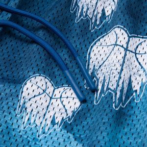 High Street Sublimation All-over Print Ceinture élastique Logo personnalisé Poches 5 entrejambe Joggers Fitness Athlétique Hommes Mesh Shorts - Product Image 4