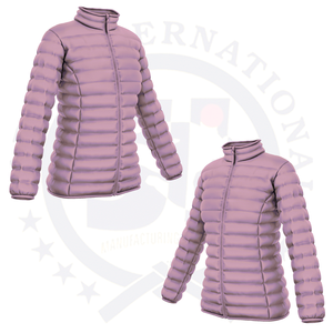 Chaqueta acolchada de alta calidad para mujer, ropa informal brillante en talla grande, chaqueta acolchada hecha a medida, precio al por mayor - Product Image 1