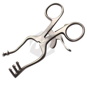 Retractor WEITLANER autoretención 130 mm 5,18 "3x2 puntas semi afiladas instrumentos médicos veterinarios quirúrgicos retractores Adson - Product Image 3