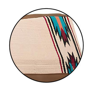 Tapis de selle en laine haute densité de qualité supérieure pour le confort et la performance Couches respirantes avec doublure en tissu pour l'équitation - Product Image 6