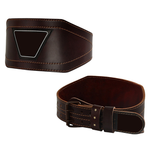 Cinturón de levantamiento de pesas de cuero de vaca ajustable profesional hecho a medida para entrenamiento de gimnasia y levantamiento de pesas - Product Image 6