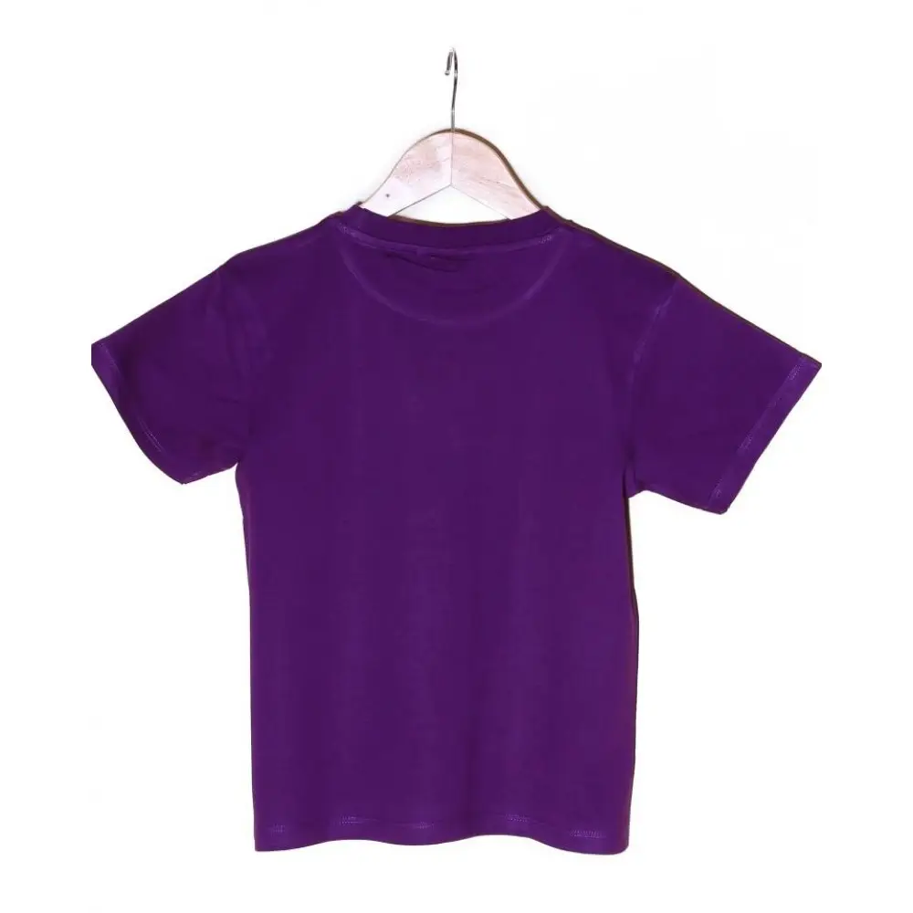 Yüksek talep Premium kalite Boys mor T-Shirt hint ihracatçısı ve üretici tarafından satılan uygun fiyata mevcut