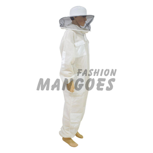 Combinaison d'apiculture ventilée ultra respirante à 3 couches avec voile rond-Combinaison de protection professionnelle anti-abeille pour apiculteurs - Product Image 2