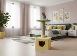 High Quality Amistar Fluffy's Dream Cat Tree with 2 <b>Levels</b> Eco-Friendly & Durable for Cats All Sizes - Product Image 6