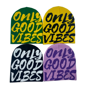 Gorro de punto Jacquard estampado, gorro de invierno Unisex, acrílico suave, cálido, ropa de calle elástica Y2K, logotipo personalizado, bordado 3D, venta al por mayor - Product Image 4