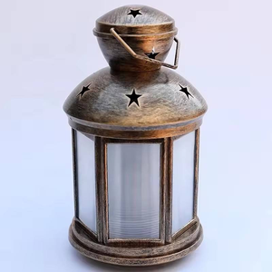 เชิงเทียนโลหะโคมไฟแขวนโคมไฟกลวงรูปดาวโคมไฟสำหรับตกแต่งกลางแจ้ง - Product Image 1