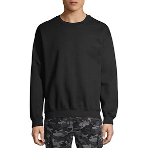 Vente en gros de sweatshirts noirs à manches longues confortables de couleur unie personnalisés pour hommes nouveau design de sweatshirts d'hiver de haute qualité pour hommes - Product Image 2