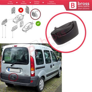 BDP1558-1 Left Side Sliding <b>Door</b> Exterior Opener <b>Handle</b> Black for Kangoo KC Express FC Kubistar MK1 X76 8200107371 - Product Image 5