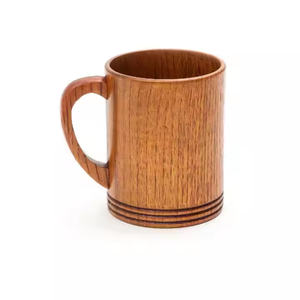 Jarra de Madera Clásica Personalizable y Ecológica para Cerveza y Café de Crescent Crafts - Product Image 2