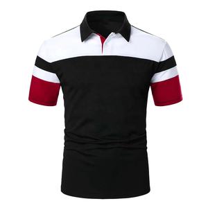 100% algodón puro para hombres para Polos calidad estándar logotipo personalizado bordado sólido High Street liso teñido calidad superior elegante - Product Image 3