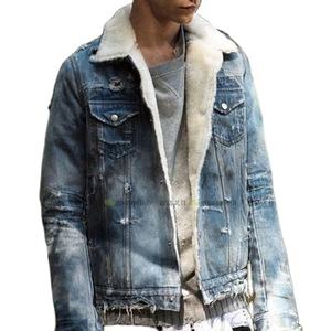 Meilleures ventes, veste en jean à la mode pour hommes, design personnalisé pour l'hiver, vente en gros, style décontracté orienté vers l'exportation OEM - Product Image 4