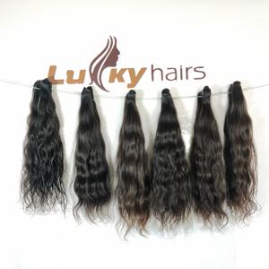 Cabello humano brasileño Virgen sin procesar, pelo natural ondulado con cutícula Virgen sin procesar - Product Image 3