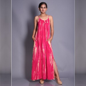 Nouvelle arrivée Rayon Tye and Dye robe longue - Product Image 5