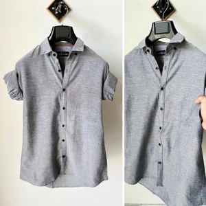 เสื้อเชิ้ตเดรสแขนยาวทรงเข้ารูปผ้าฝ้ายพรีเมียมสำหรับผู้ชาย ผลิตตามสั่ง ขายส่งจากโรงงาน - Product Image 1