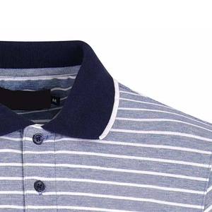 Polos de impresión de logotipo personalizado teñido liso transpirable en blanco, camisetas de polo, ropa de hombre, Polo de diseño personalizado para hombre - Product Image 6