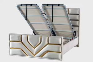 Hermosos juegos de dormitorio de estilo europeo, cama para dormir con cabecero de Base para el hogar, oficina, dormitorio, Hotel, apartamento, muebles de Villa - Product Image 2